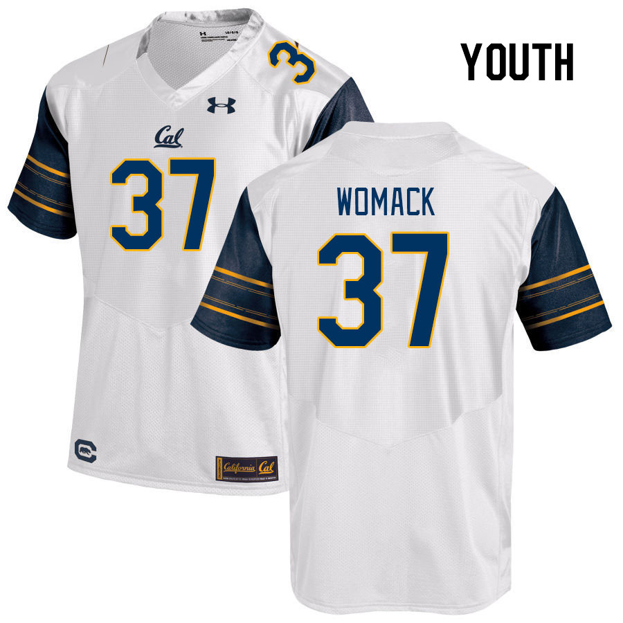 Youth #37 Julian Womack California Golden Bears College Football Jerseys Stitched Sale-White - Click Image to Close